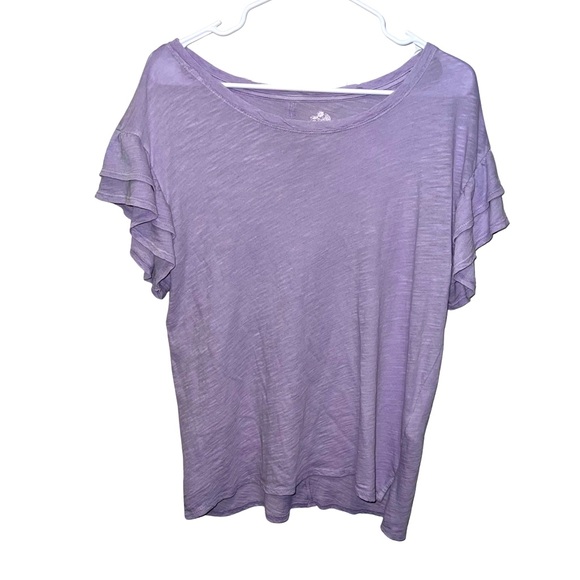 Anthropologie Pilcro Lavender Heritage Femme Tee - Picture 5 of 12
